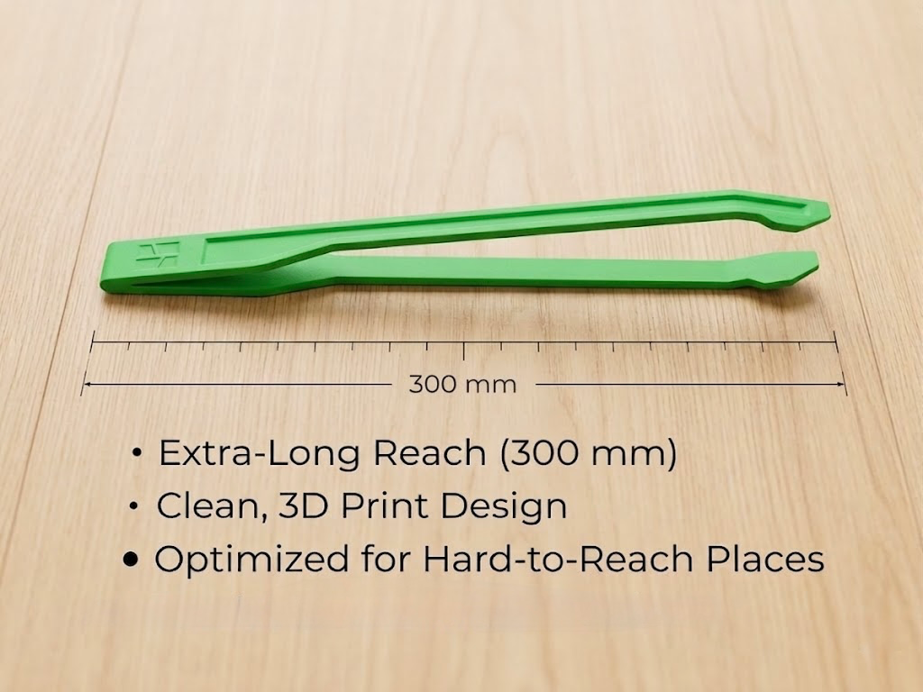 Tweezer EXTRA LONG 300mm 12" LONG Tong