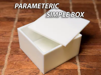 PARAMETRIC Simple BOX, Cover or Slide cover