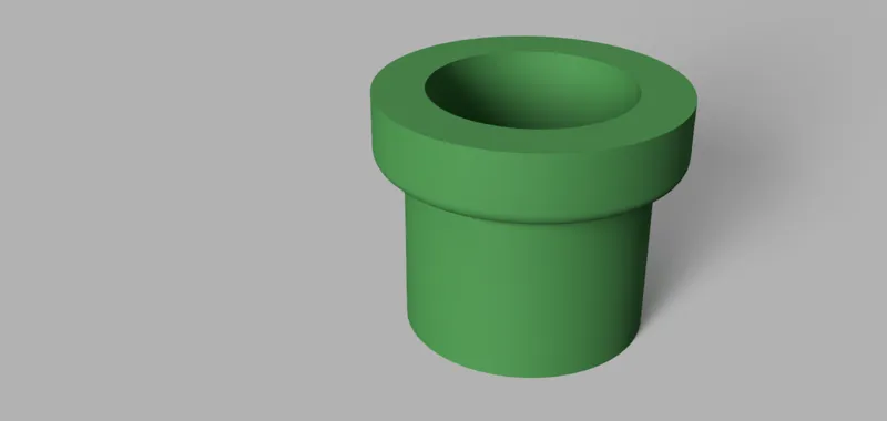 Mario Pipe Planter