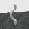 Piping with a total height of 15 cm