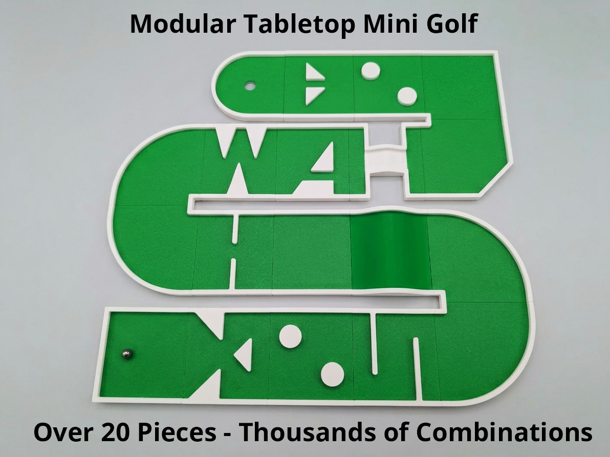 Modular Tabletop Mini Golf - 1