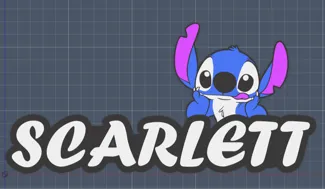SCARLETT LAMP STICH