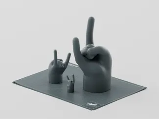 Cartoon Hand - Rock