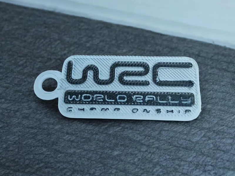 wrc world rally championship keychain