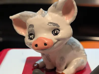 Pua from Moana for custom Tonie Box figurine 