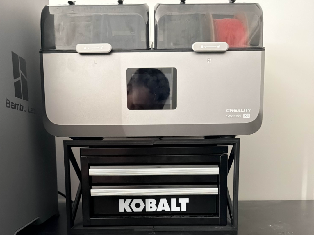 Creality Space Pi X4 dryer stand with storage V1.0
