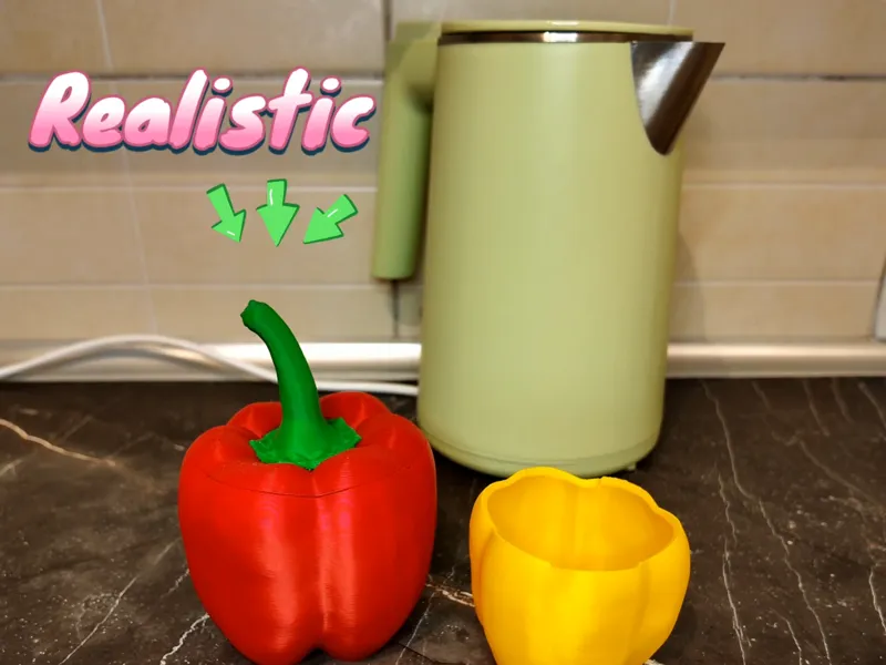 Bell pepper- food storage container