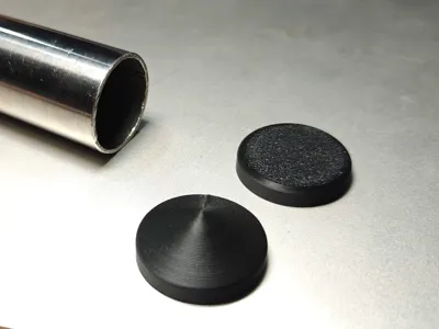 30mm Tube Cap | Flat and Conical