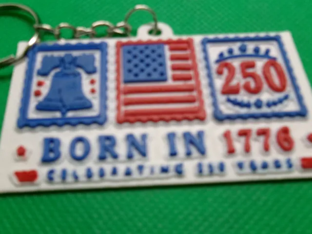 Born in 1776 earrings and keychain