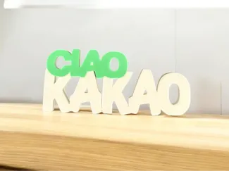 Ciao Kakao Schriftzug