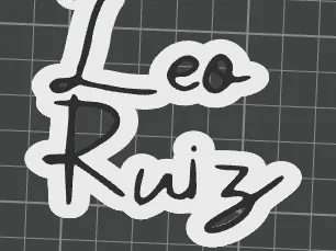 LEO RUIZ KEYCHAIN