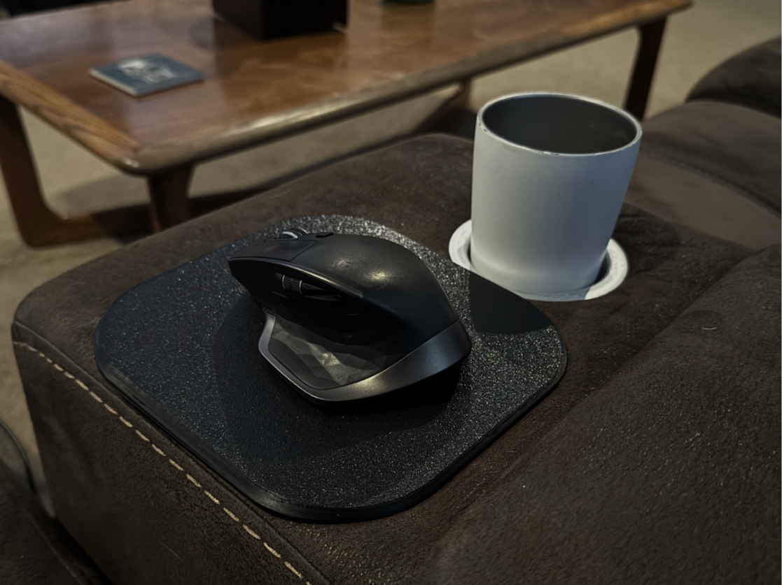 Couch Cupholder Mousepad - Parametric