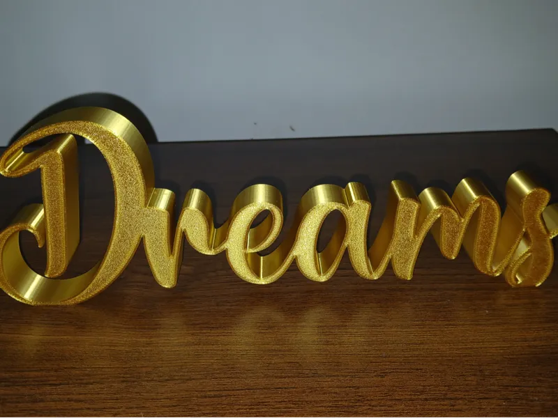 Dreams sign home decor