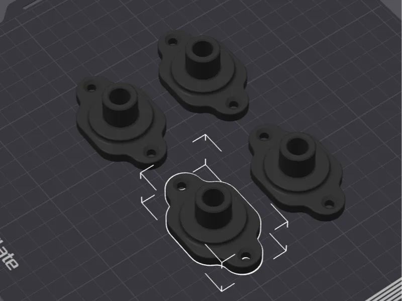 Skidoo/Polaris EZ Wheels Mounts