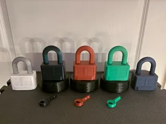3D Printed Padlock