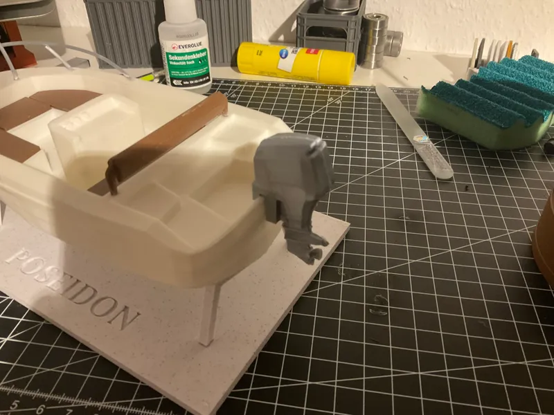 miniatur Außenborder