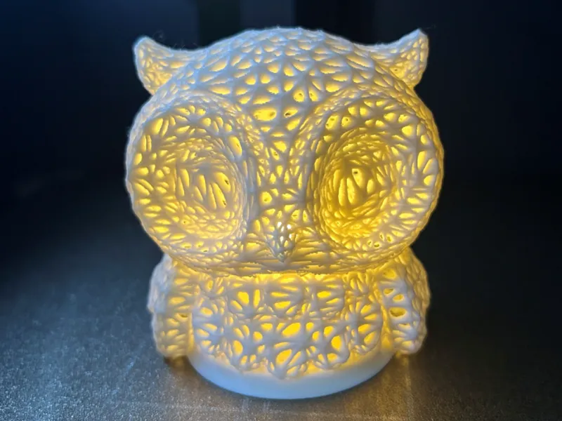 Owl Tea Light