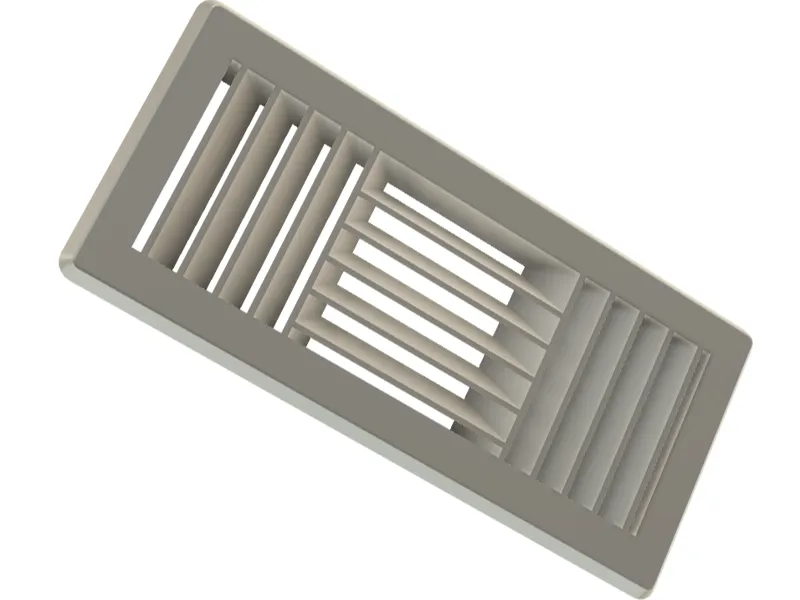 Parametric Floor Register