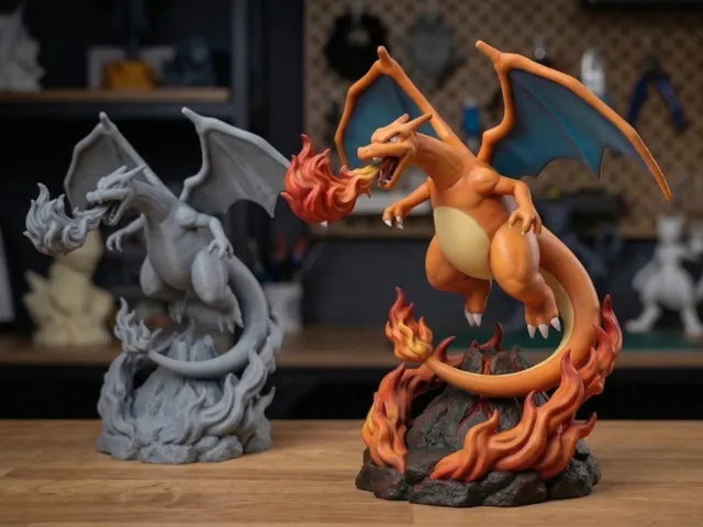 Charizard Diorama
