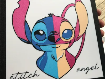 ligthbox stitch et angel