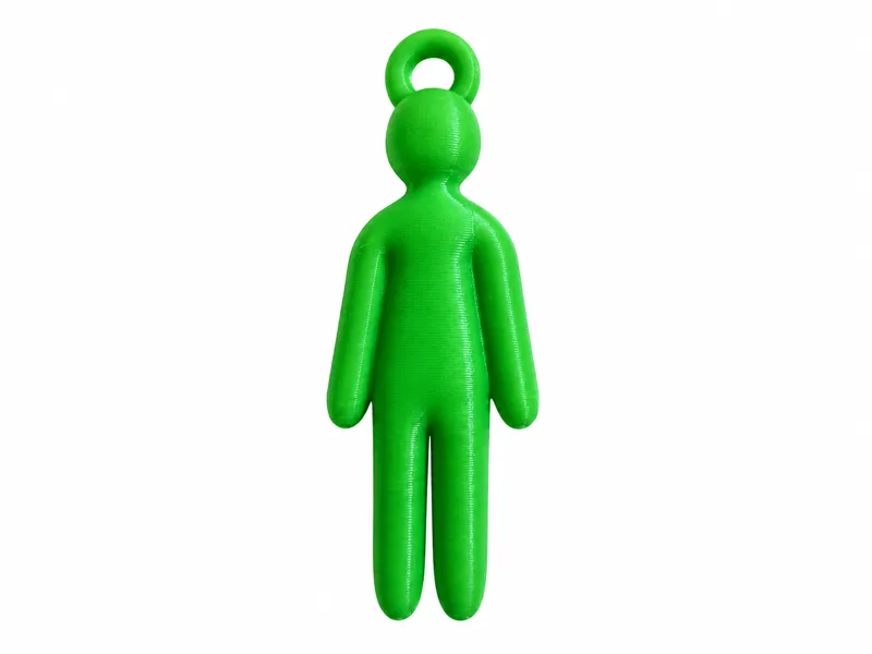 Mecha Chameleon character keychain
