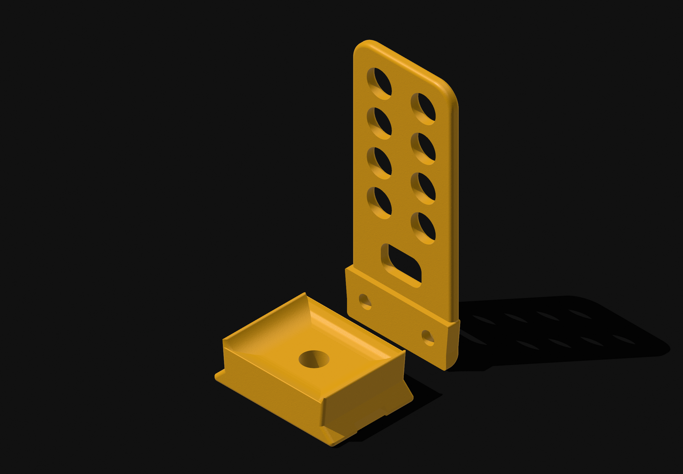 Miniatura 3 do modelo 3D 大疆Pocket3磁吸拓展配件