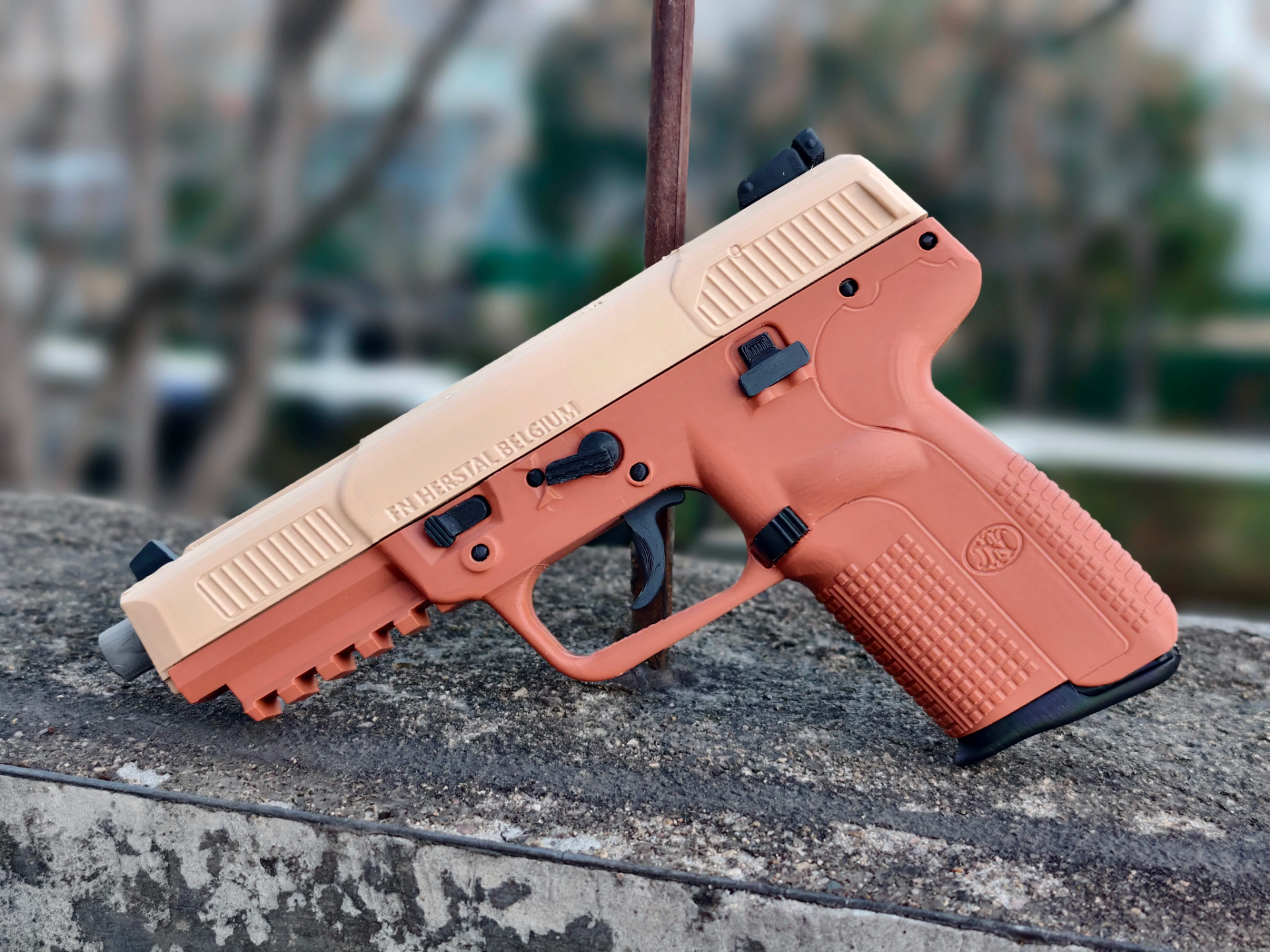 FN Five Seven 57 toy pistol magazine - Free 3D Print Model