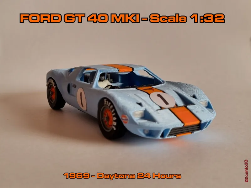 Ford GT40 MKI – 1969 – Daytona 24 Hours – 1:32