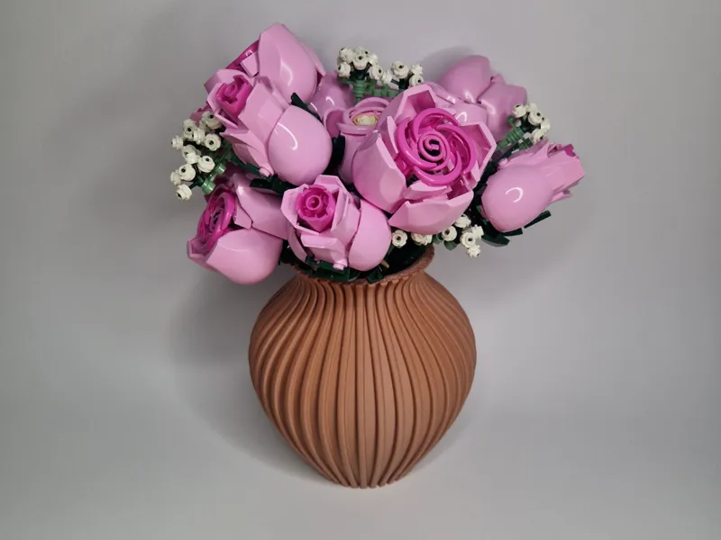 Ribbed Vase