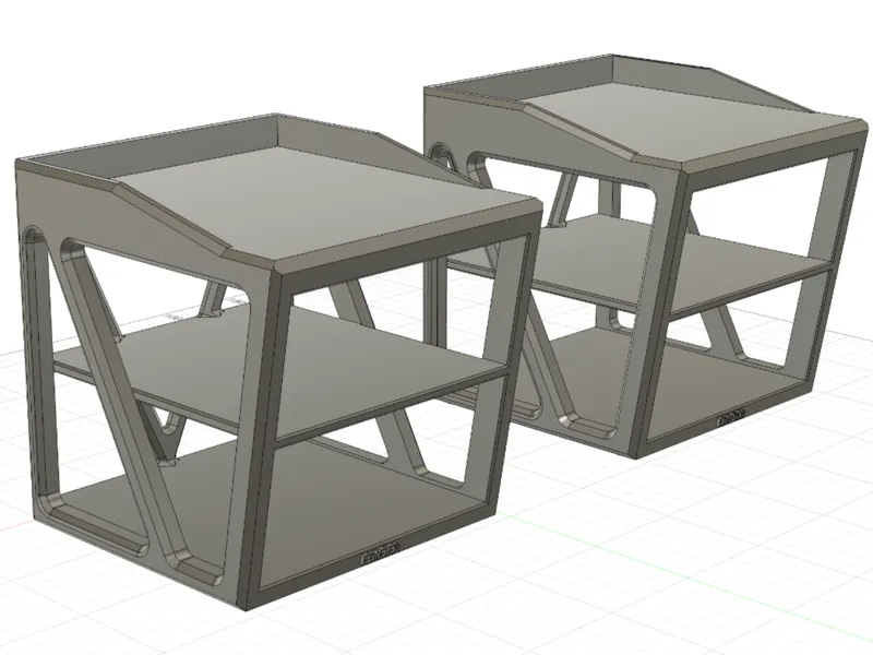 Bookshelf Speaker Stand With Shelf