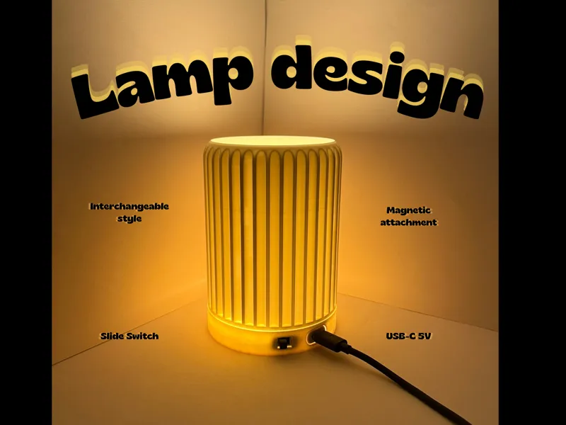 Roman lamp – Customizable 3D-Printed Light