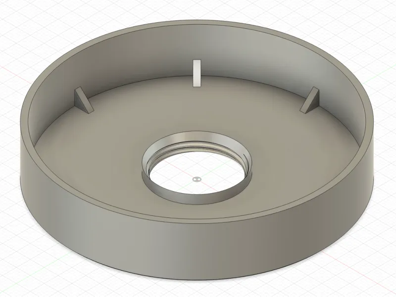 Parametric rosette for faucet 3/4"