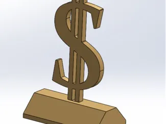 Dollar Sign with base