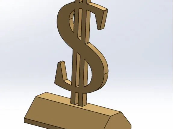 Dollar Sign with base