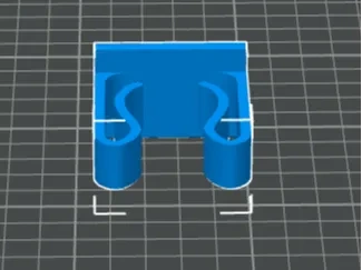 Miniatura 1 do modelo 3D 扫帚挂钩 拖把挂钩 扫帚墙壁夹 拖把墙壁夹