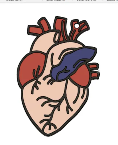 llavero corazón/ heart