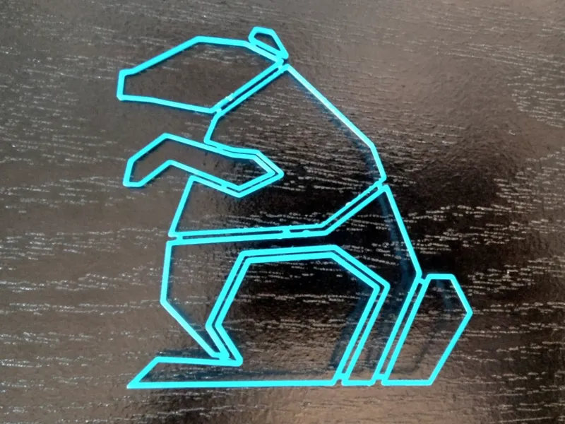Halo Infinite Cylix Hologram - Rat (Easter Egg) 