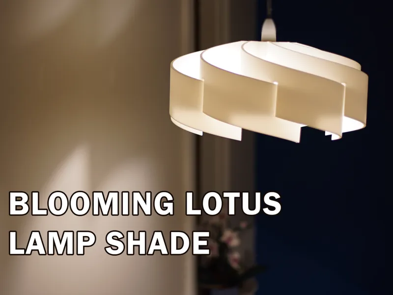 Blooming Lotus Lamp Shade