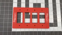 Milwaukee Light 4 Gang Decora Rocker Switch