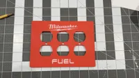 Milwaukee Light 3 Gang Outlet Plate