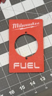 Milwaukee Single Gang 220V Plate