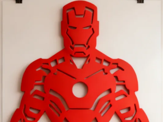 Iron Man Arte de pared 