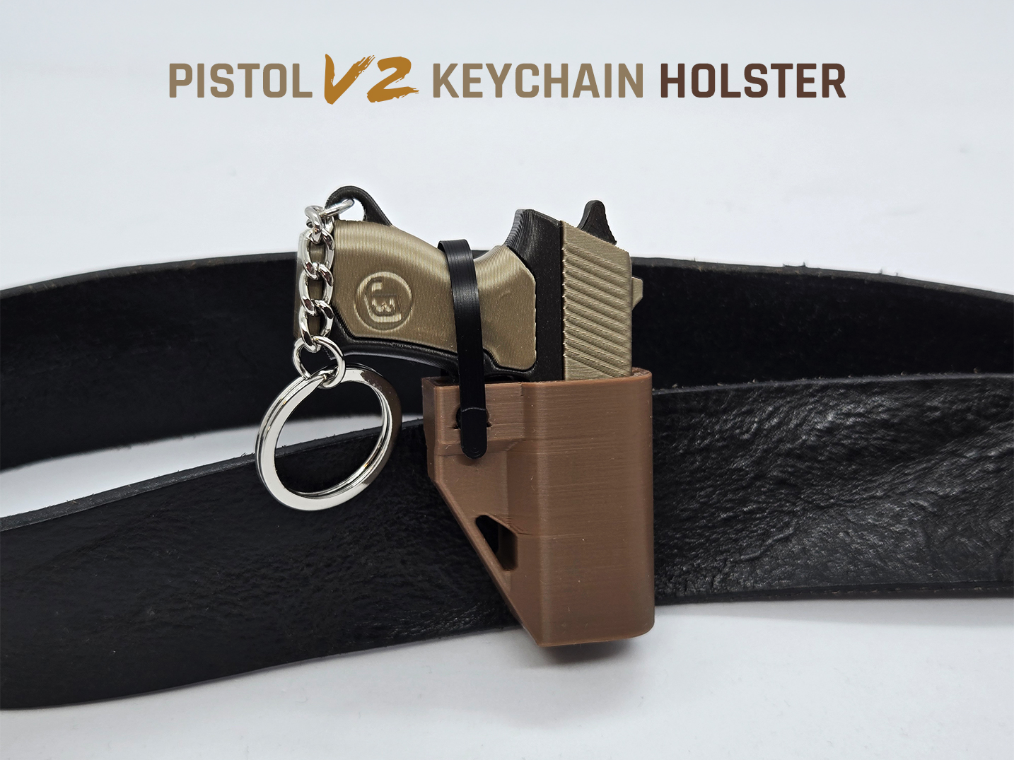 Holster for Pistol Keychain V2 - 1