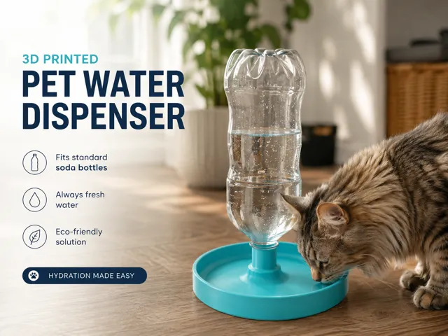 Automatic Pet Water Dispenser– Fit Standard Bottle