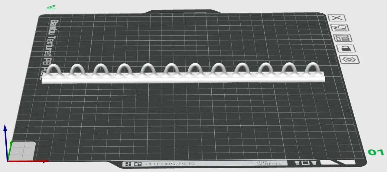 Under the shelf earring holder / earring rack view 3