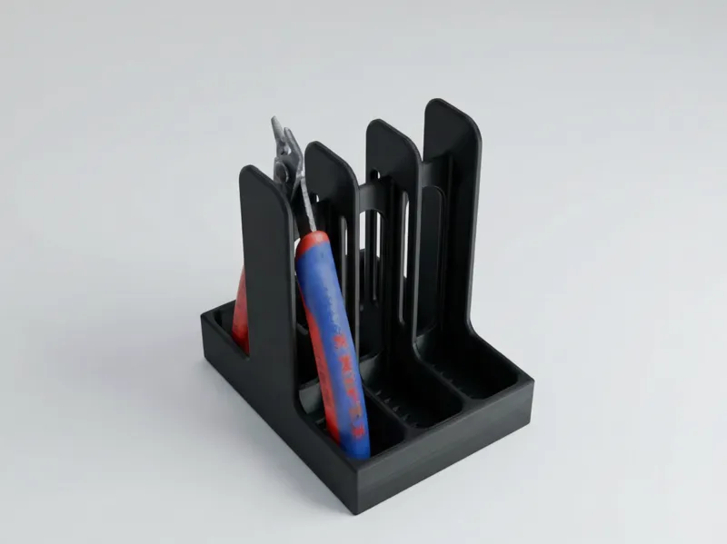 3‑Pliers Desk Rack fast print