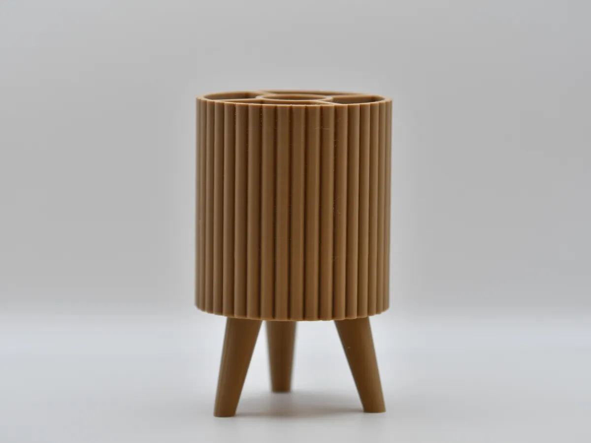 Cosmetic Brush Holder Makeup Organizer Free 3d Print Model Makerworld