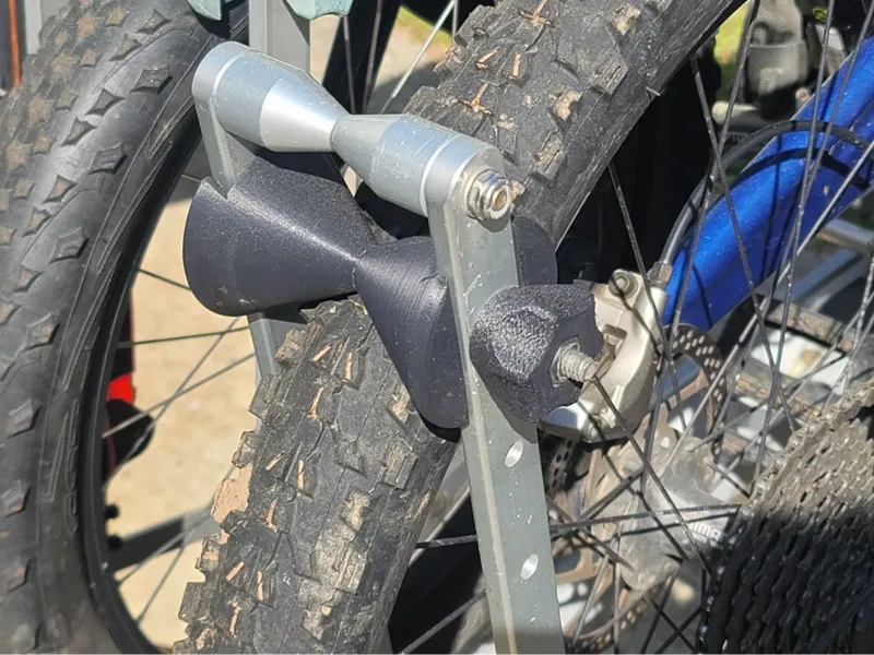 1UP USA Bike Rack Wheel Holder Cones Quick Adjust