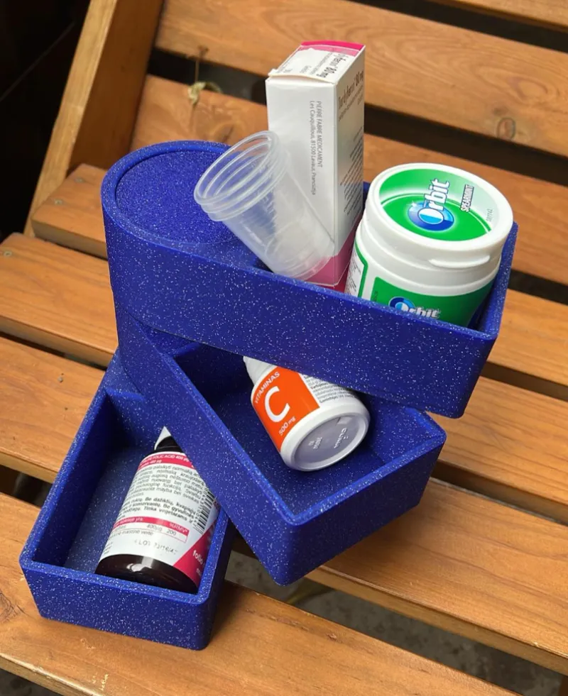 Modular, stackable storage box organizer