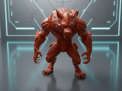Halloween CyberWolf